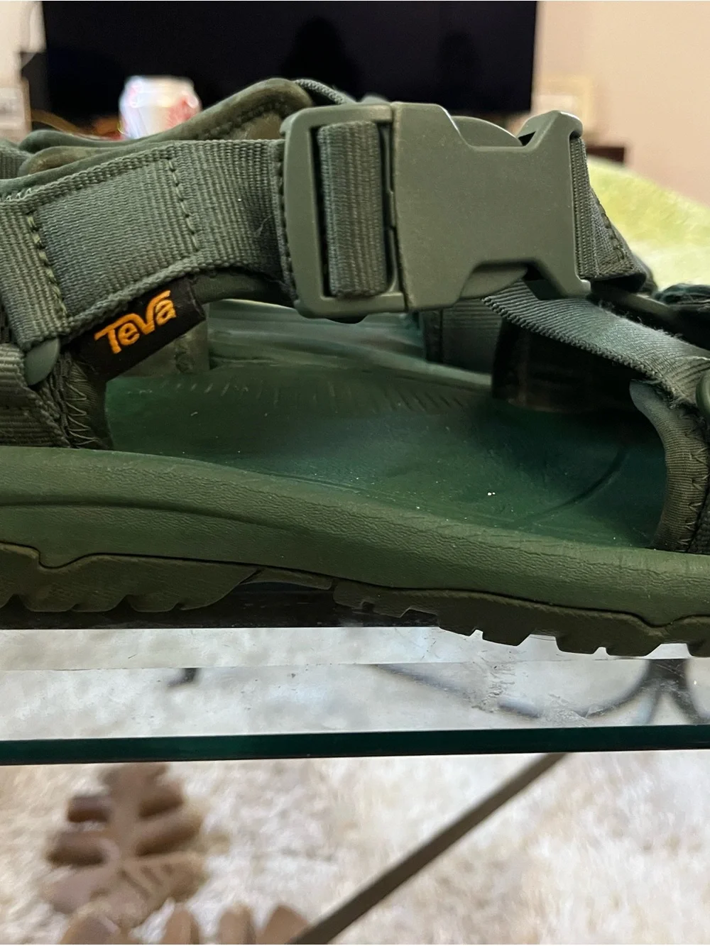 Teva Green Outdoor Sport Sandals Hurricane Verge Size M10
